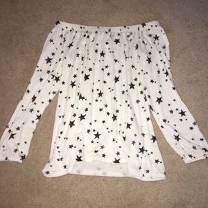 hollister off shoulder top